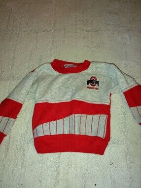 Ohio State Kids Red & Gray Pullover Sweatshirt